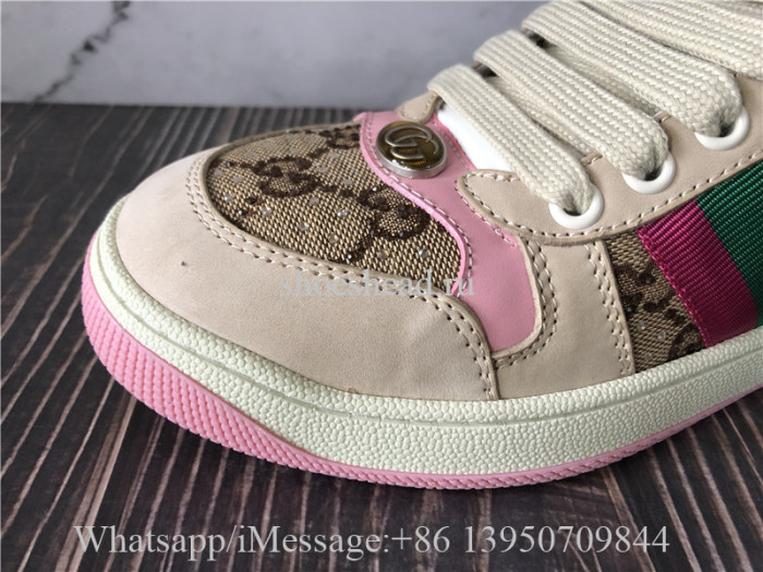 Super Quality Gucci Screener Sneaker Pink