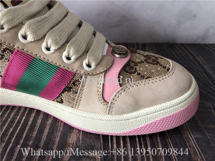 Super Quality Gucci Screener Sneaker Pink