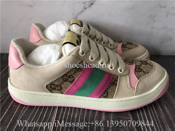 Super Quality Gucci Screener Sneaker Pink