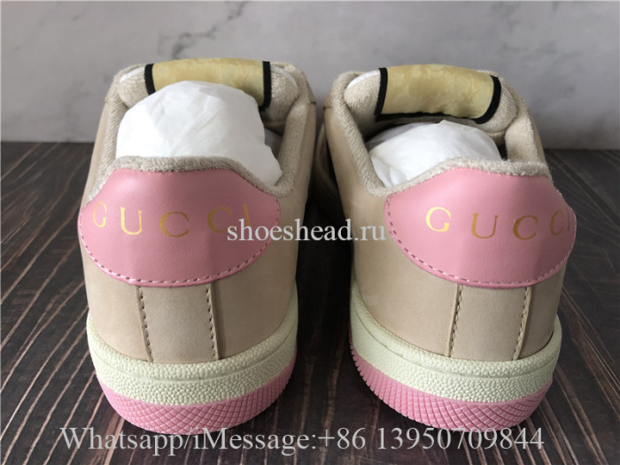 Super Quality Gucci Screener Sneaker Pink