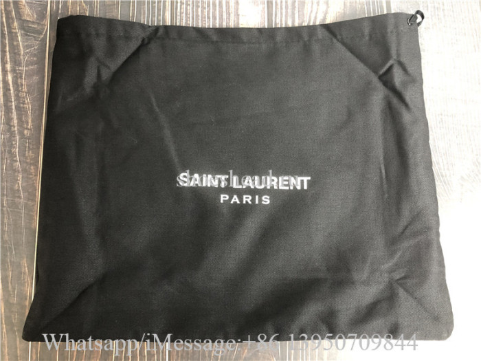 Original Saint Laurent Puffer Medium Chain Bag In Quilted Vintage Denim And Suede