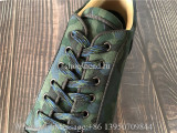 Christian Louboutin Spike Flat Low Top Sneaker Camo Green