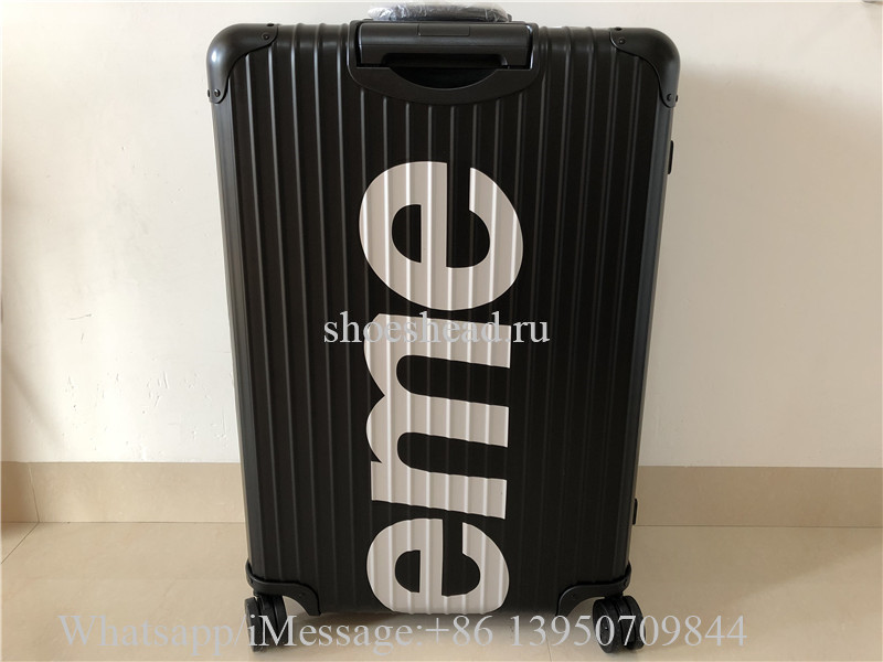 Louis Vuitton x Supreme Rolling Vali In Black 30 Inch Luggage