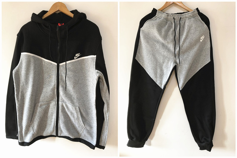 Nike Black Grey Tracksuit