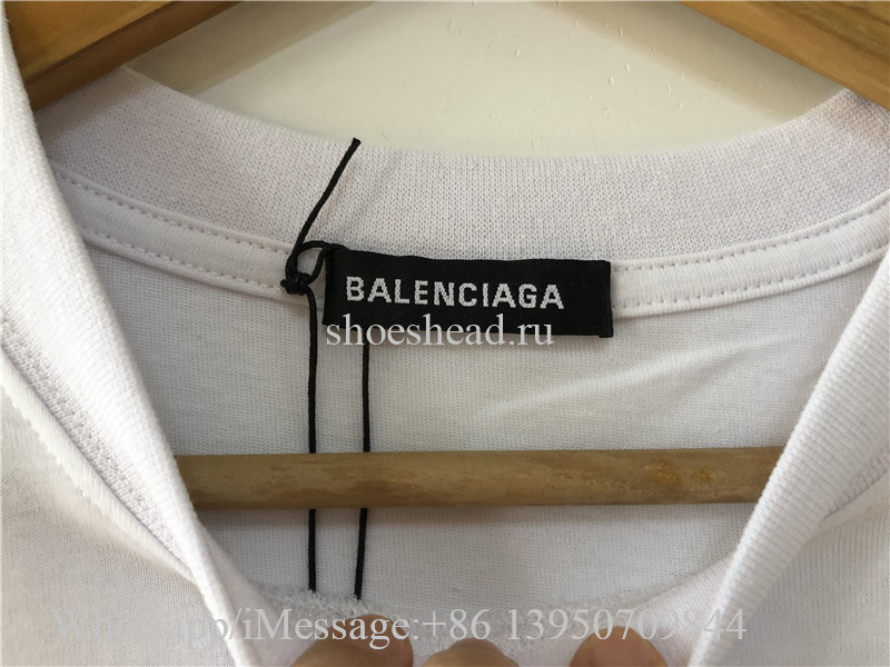Balenciaga White Tee Shirt