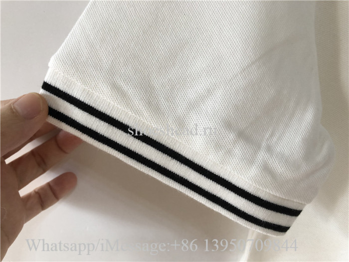 Fendi White Polo Tshirt