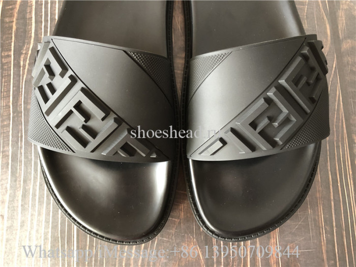 Fendi FF-embossed Slides