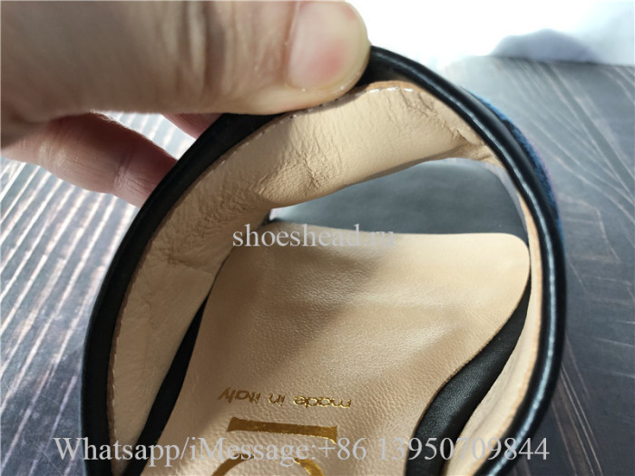 Gucci Slide With Double G Multicolor