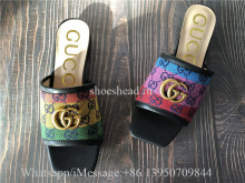 Gucci Slide With Double G Multicolor