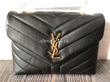 Orignal Saint Laurent YSL Loulou Medium Quilted Leather Shoulder Bag