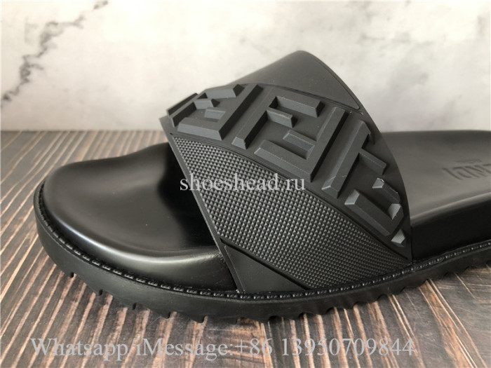 Fendi FF-embossed Slides