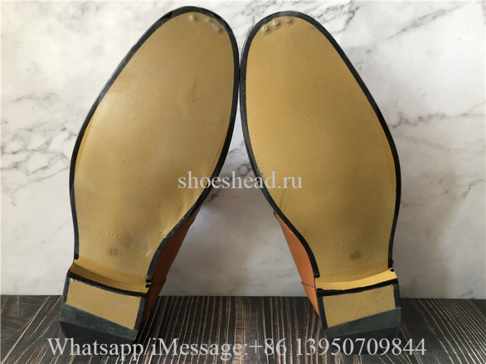 Gucci Brown Loafer With Horsebit