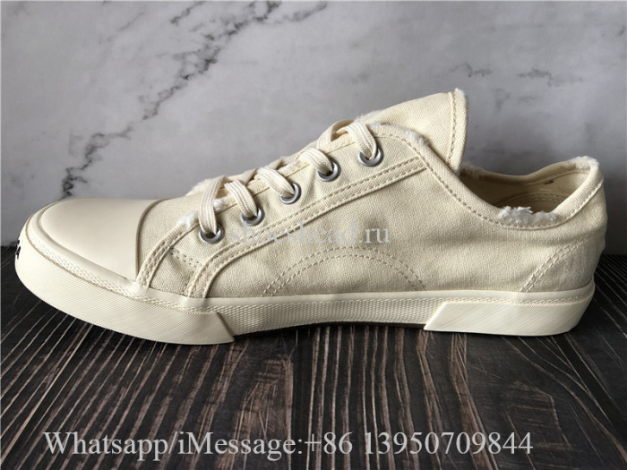 Balenciaga Paris Canvas Low Top Sneaker Cream