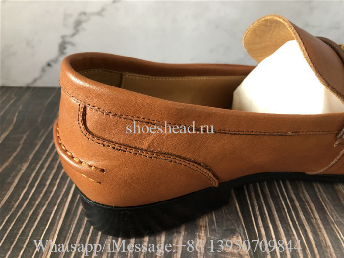 Gucci Brown Loafer With Horsebit
