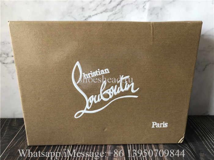 Christian Louboutin Spike Flat Low Top Sneaker White