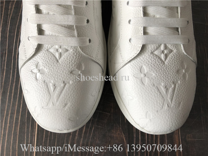 Louis Vuitton White Leather Low Top Sneaker