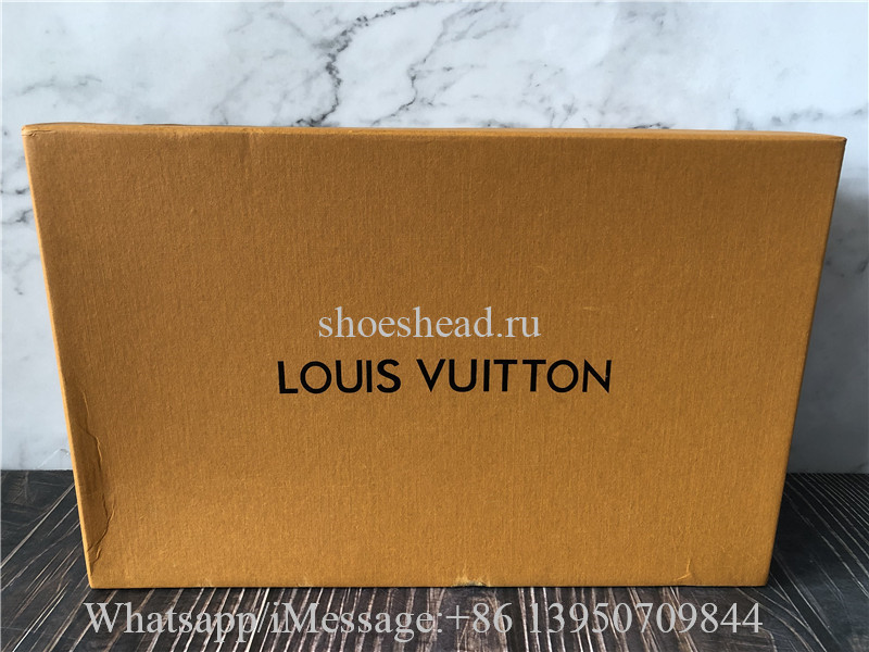Louis Vuitton White Leather Low Top Sneaker