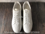 Louis Vuitton White Leather Low Top Sneaker