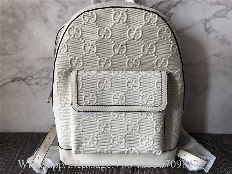 Original Gucci GG Embossed Backpack