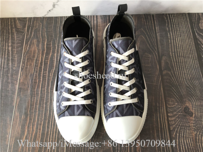 Dior B23 Low Top Sneaker Dior Black CD Diamond Canvas