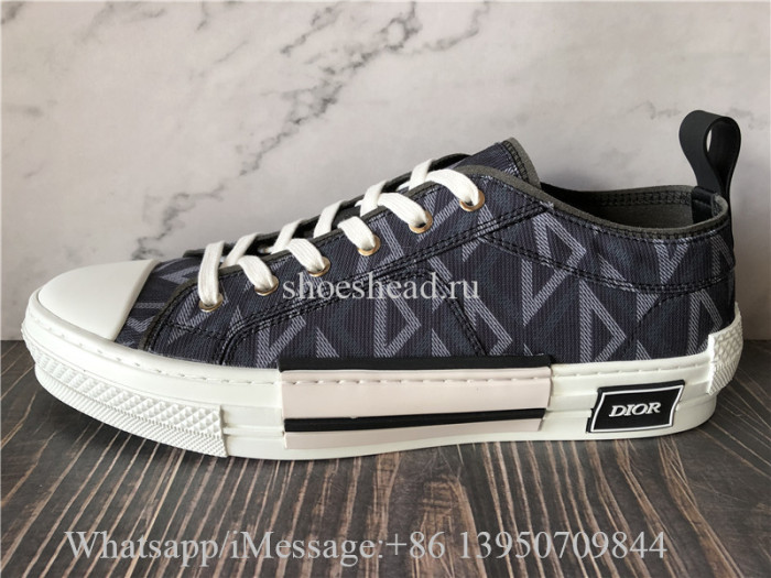Dior B23 Low Top Sneaker Dior Black CD Diamond Canvas