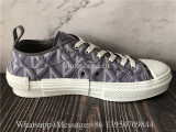 Dior B23 Low Top Sneaker Gray CD Diamond Canvas