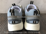 Super Quality Christian Dior B22 Sneaker Grey Calfskin Technical Knit Blue