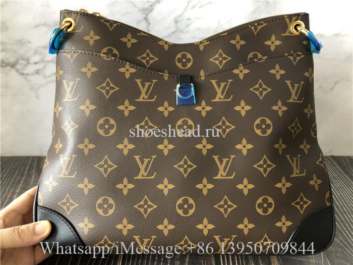 Original Louis Vuitton Odeon MM Black Monogram Bag M45352