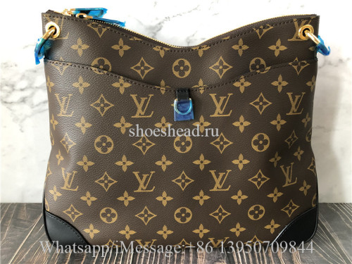 Original Louis Vuitton Odeon MM Black Monogram Bag M45352