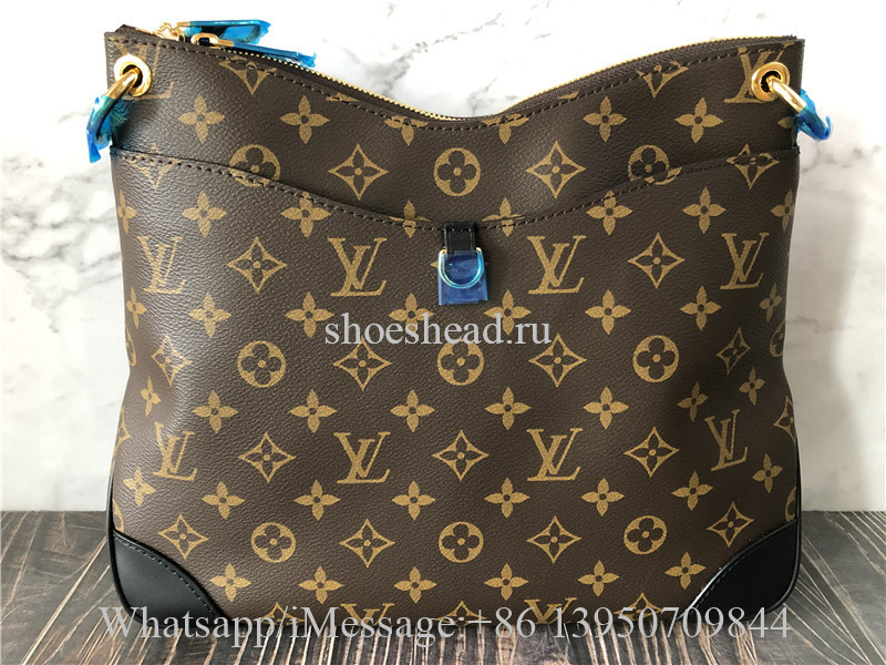 Original Louis Vuitton Odeon MM Black Monogram Bag M45352
