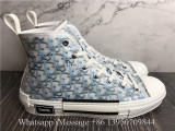 Dior Blue Pixel B23 Oblique High Top Sneaker