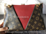 Original Louis Vuitton V Tote Monogram Canvas And Leather BB Bag