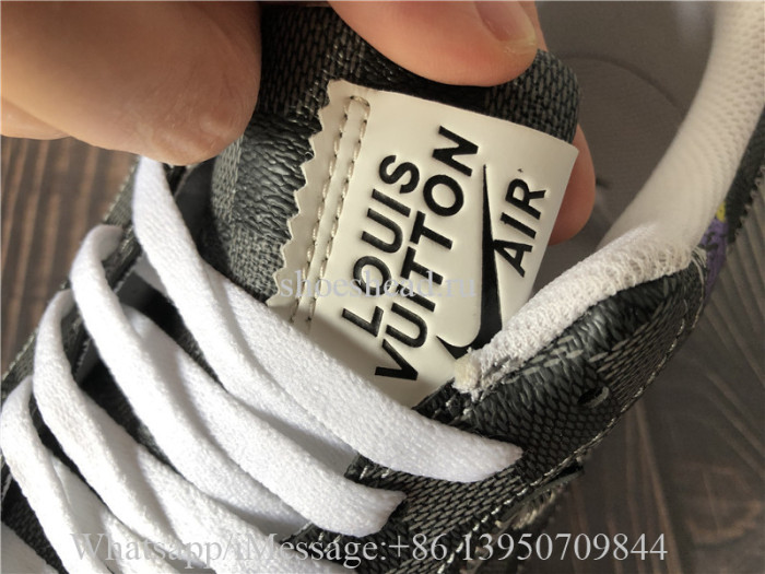 Off White x Nike Air Force 1 Louis Vuitton Grey