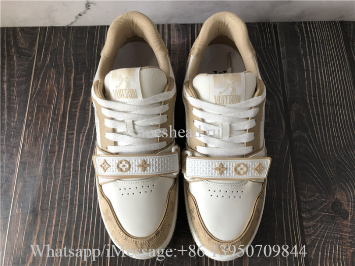 Louis Vuitton Trainer Beige White