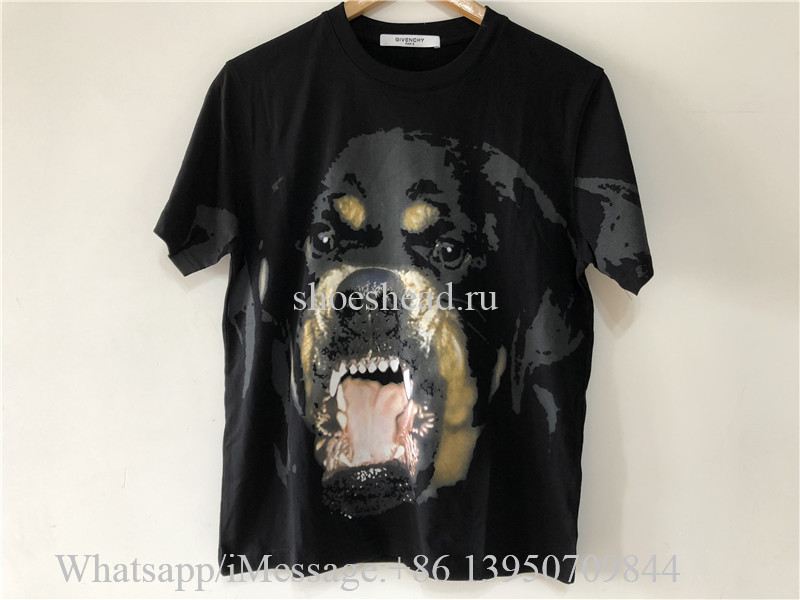 Givenchy Fierce Dog Tshirt Black
