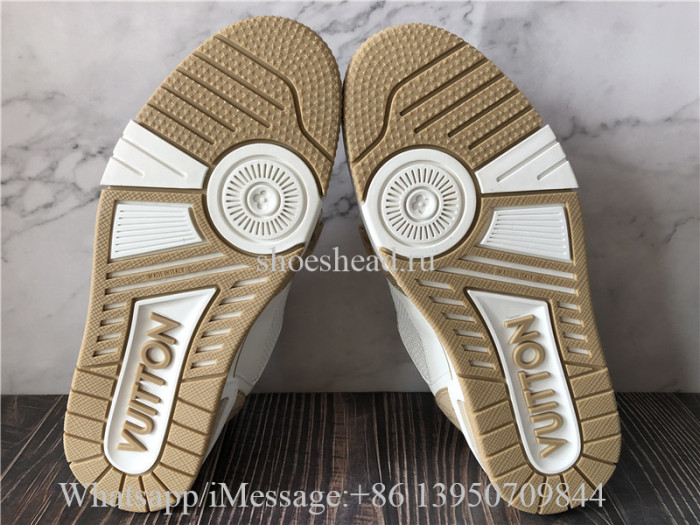 Louis Vuitton Trainer Beige White