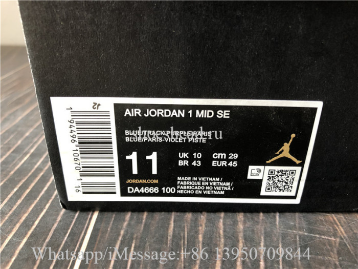 Air Jordan 1 Mid SE Sail Light Blue