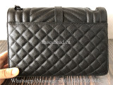 Original Saint Laurent Black Envelope Shoulder Bag