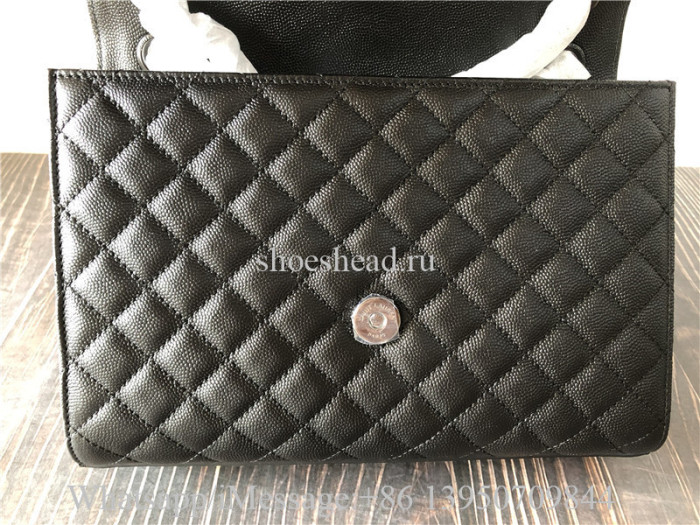 Original Saint Laurent Black Envelope Shoulder Bag