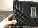 Original Saint Laurent Black Envelope Shoulder Bag