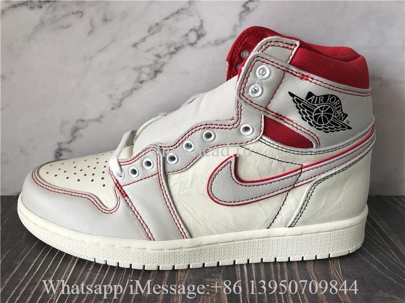 Air Jordan 1 Retro High Phantom Gym Red
