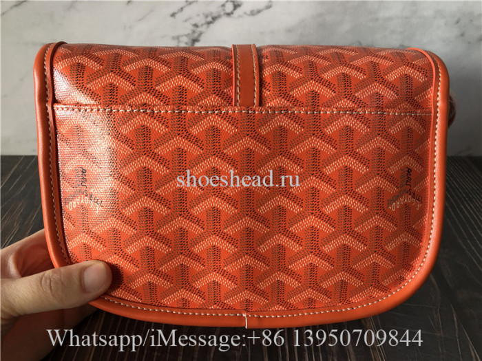 Goyard Belvedere II Messenger Bag Coated Canvas MM Orange