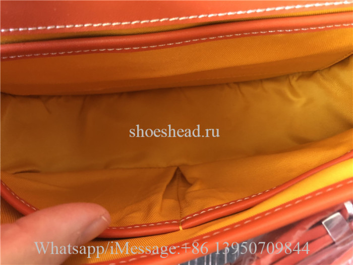 Goyard Belvedere II Messenger Bag Coated Canvas MM Orange