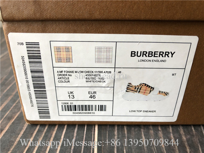 Super Quality Burberry Regis Chunky Sneakers Antique Yellow