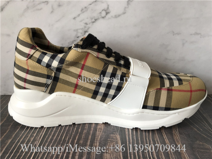 Super Quality Burberry Regis Chunky Sneakers Antique Yellow
