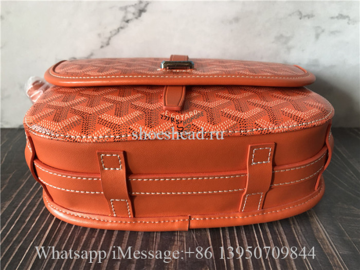 Goyard Belvedere II Messenger Bag Coated Canvas MM Orange
