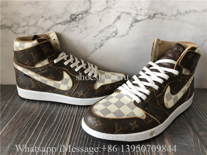 Air Jordan 1 Retro High Louis Vuitton Damier