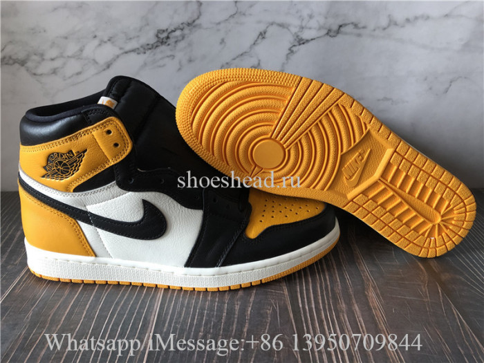 Super Quality Air Jordan 1 Retro High Yellow Toe