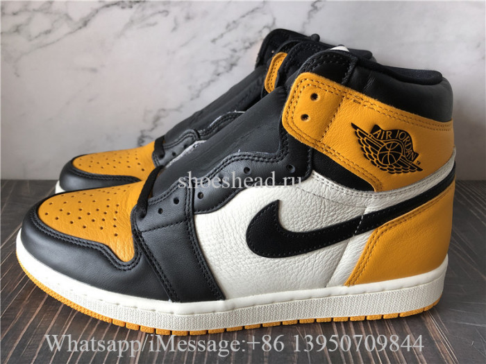 Super Quality Air Jordan 1 Retro High Yellow Toe