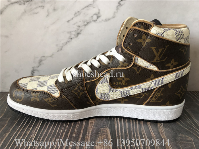 Air Jordan 1 Retro High Louis Vuitton Damier